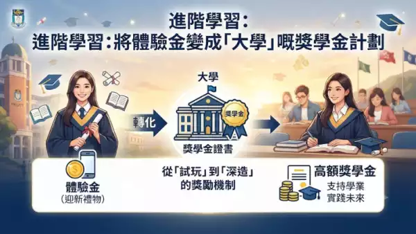 進階學習:將體驗金變成「大学」嘅獎學金計劃