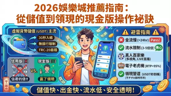 2026娛樂城推薦指南:從儲值到領現的現金版操作祕訣